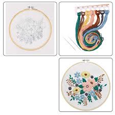Apply to embroidery jobs now hiring on indeed.co.uk, the world's largest job site. Bamboo Embroidery Hoop Color511212 Color Threads Needle Kit Blossom Stamped Embroidery Kit Including Embroidery Cloth With Pattern Fub Full Range Of Embroidery Starter Kit With Pattern Arts Crafts Sewing Embroidery