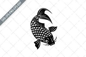 Koi Jinli Nishikigoi Or Carp Svg Pre Designed Illustrator Graphics Creative Market