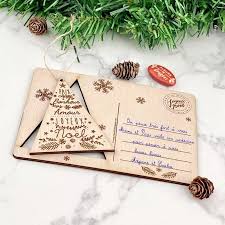Check out all the fun things you can make too! Carte 3d VÅux De Noel En Bois Original Avec Sapin A Suspendre