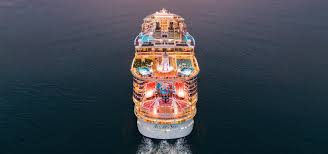 Her gross tonnage is 225,282, and at double occupancy she carries 5,490 passengers. Royal Caribbean Allure Of The Seas