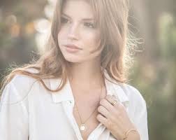 BRACELET DEMI-LUNE Bracelet en or 14 carats ou en argent sterling, bracelet  fait main