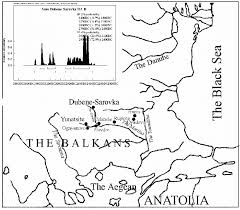 map of the balkans showing the main sites studied here