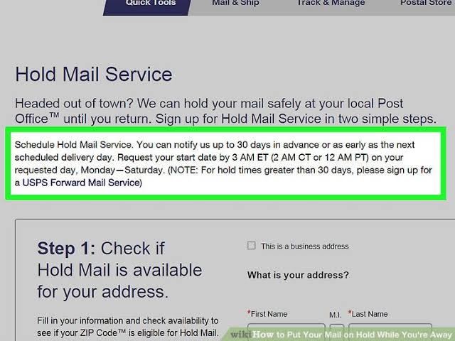 Image result for Not Putting Your Mail On Hold