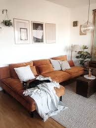 Bemz Cognac Simply Velvet Cover For Ikea Soderhamn Sectional Ikea Living Room Scandinavian Interior Bedroom Home Decor