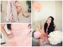 Seriously cute, and with a table full of pink cupcakes, colorful fruit, and. Blush Pink Bridal Shower Simple Little Details