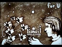 Love Sand Art Video Sand Art Love For You Youtube Sand Art Modern Art Artists Creative Art