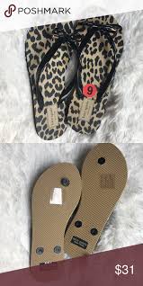 Kate Spade Flip Flop Nwot Box Kate Spade Flip Flop Leopard Print With Bow Kate Spade Shoes Sandals Flip Flops Kate Spade Shoes Kate Spade