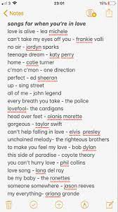 Most of the tracks listed here are songs about ideas, but almost all of them have different lyrical interpretations if you think a good song with idea in the title is missing from this list, go ahead and add it so others can vote for it too. Songs For When You Re In Love In 2020 Music Playlist Mood Songs Songs