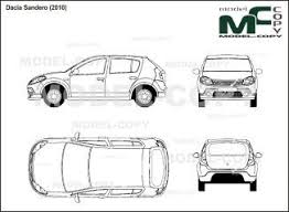 Dacia Sandero 2010 Drawing Ai Cdr Cdw Dwg Dxf Eps Gif Jpg Pdf Pct Psd Svg Tif Bmp Photoshop Adobe Illustrator Disegni