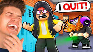 Playing as Barry in BARRY'S PRISON RUN in ROBLOX