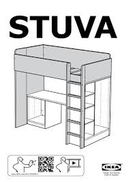 I letti matrimoniali a soppalco rappresentano una validissima opportunità per arredare la propria zona notte. Ikea Stuva Combi Lit Mezz 2 Tabl 3 Tabl S09031907 Plan S De Montage