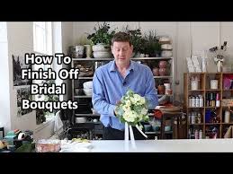 Maybe you would like to learn more about one of these? Three Ways To Finish Off A Hand Tied Bridal Bouquet Youtube Hand Tied Bridal Bouquet Bridal Bouquet Bridal Bouquet Flowers