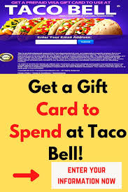 Once you have added all items to your bag, you will be taken to the. Pin On Usa Get A Taco Bell Gift Card