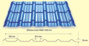 Durashine Color Coated Profile Sheet Tata Bluescope Steel