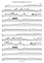 Beethoven Symphony No.1-1 Sheet Music - Beethoven Symphony No.1-1 ...