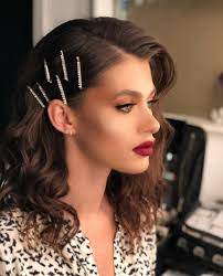 Pin By Emma Cabello On Mane Attraction Prom Hairstyles For Short Hair Clip Hairstyles Short Wedding Hair