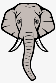 600x545 cartoon elephant clip art. Elephant Head Asian Elephant Face Drawing Transparent Png 927x1300 Free Download On Nicepng