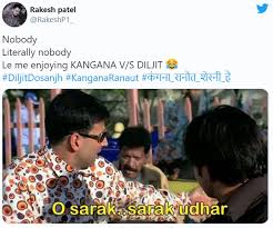 Believe it or not, but people are trolling actress kangana ranaut left, right and center after her twitter account got suspended earlier today. Diljit Kangana Twitter Netizens Trigger Meme Fest On Twitter After Diljit Dosanjh And Kangana Ranaut Engage In A War Of Words
