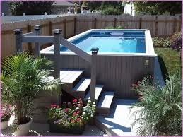 Image Result For Walkout Basement With Above Ground Pool Small Backyard Pools Above Ground Pool Landscaping Swimming Pools Backyard