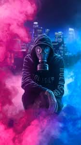 Digital Digital Art Artwork Smoke Colored Smoke Mask Gas Masks Bokeh Lights Neon Lights Night Photoshop Hoods Fac In 2020 Gas Mask Art Gas Mask Colored Smoke
