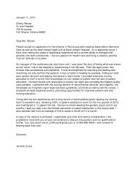 Cover Letter For Mental Health Nurse Mental Health Nurse Examples