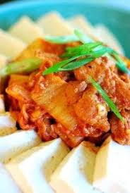 Dubu Kimchi Tofu With Stir Fried Kimchi And Pork Korean Bapsang Pork Recipes Stir Fry Kimchi Food