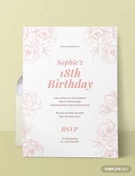 Don't be impatient to get down to creating an invitation card without some proper ground work! Free 19 18th Birthday Invitation Designs Examples In Word Psd Ai Eps Vector Illustrator Indesign Pages Publisher Examples