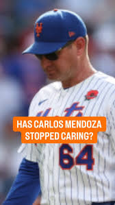 Here's what I'll say when it comes to Carlos Mendoza: It is not his fault.  The roster he was presented with is just not good enough. At the end of the  day,