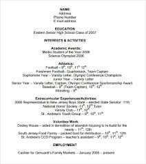College student resume example and writing tips. Free 6 Sample Resume Formats In Ms Word Pdf