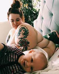 Model Tess Holliday Reveals She Didnt Feel Maternal Toward Her Son Until  He Was A Toddler