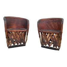 Vintage Mexican Equipale Chairs A Pair Mexican Furniture Vintage Mexican Mexican Chairs