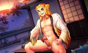 Indulge in Kyojuro Rengoku mature fan art and hentai