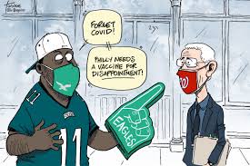 The current status of the logo is active, which means the logo is currently in use. Philadelphia Eagles Fans Can Look Forward To Next Nfl Season Right Cartoon