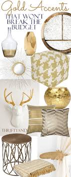 Discover the design world's best home accents at perigold. 18 Gold Home Decor Pieces That Won T Break The Budget Gold Home Decor Home Decor Home Decor Accessories
