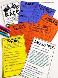 Tips For Teaching Race Constructed Response Strategy Teaching With Jennifer Findley Constructed Response Races Writing Strategy Race Writing