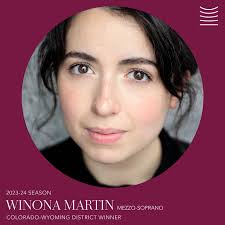 ANNOUNCING THE WINNERS OF THE COLORADO-WYOMING DISTRICT! Tiffany Choe,  Soprano Randy Ho, Tenor Keith Klein, Bass-Baritone Winona Martin,  Mezzo-Soprano Tessa McQueen, Soprano ENCOURAGEMENT AWARDS: Turner Staton,  Bass-Baritone Oznur Tuluoglu, Soprano ...