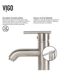 Vigo industries vg01025rb vigo single handle oil rubbed bronze finish faucet. Vigo Vg03009rb Seville 13 Single Hole Bathroom Sink Faucet With Finish Oil Rubbed Bronze