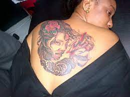 But earlier, while having the tattoos tonto warned that tattoos come with them certain measure of addiction and beseeched her fans to stay off it. Tonto Dikeh Finally Explains The Meaning Of Her Tattoos