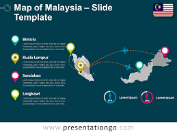 Malaysia map by googlemaps engine: Map Of Malaysia For Powerpoint And Google Slides Presentationgo Com