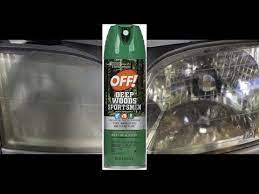 Bug Spray To Clean Headlights Headlights Must See Youtube