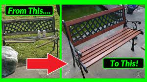 (not the issue this thread is. How To Repair Restore A Garden Bench Seat Garden Furniture Youtube