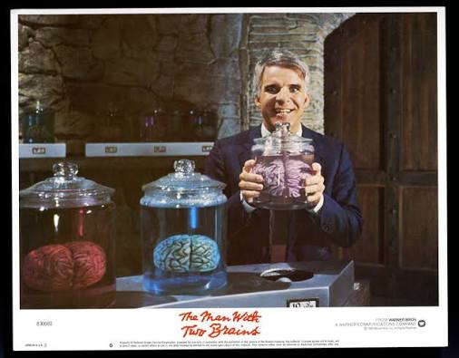MAN WITH TWO BRAINS, THE (1983) 10013 Movie Poster Lobby Card Set Steve  Martin Kathleen Turner David Warner Sissy Spacek Carl Reiner