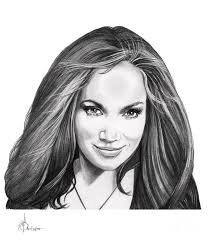 824 x 1186 png 134 кб. Jennifer Lopez Drawing By Murphy Elliott