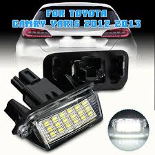 Search our online license plate bracket catalog and find we stock these license plate bracket brands for the toyota corolla: 2x Led License Number Plate Light For Toyota Camry Yaris Prius Corolla Fielder 970846407236 Ebay