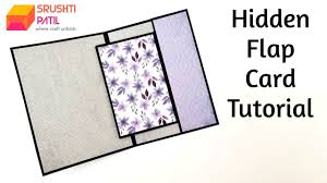 Card making tutorials making ideas crafters companion gemini wedding cards handmade easel cards die cut cards mothers day youtube. Hidden Flap Card Tutorial Srushti Patil Youtube Fancy Fold Card Tutorials Card Tutorial Card Making Tutorials
