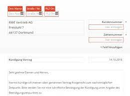 Hier finden sie alles nötige, damit sie bei der abmeldung ganz cool. Rwe Strom Kundigen Vorlage Download Chip