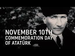 November 10th Commemoration Day of Atatürk