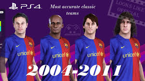 Custom kit for ps4 contro. Classic Barcelona 2004 2011 Pes 2020 Ps4 Youtube