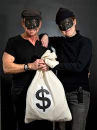 Easy Diy Couples Costume For Halloween Bank Robbers Thieves Criminals Easy Diy Couples Costumes Diy Couples Costumes Robber Costume