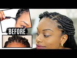 How To Refresh Box Braids Edges And Hairline Journeytowaistlength Youtube Box Braids Styling Curly Hair Styles Naturally Braided Hairstyles